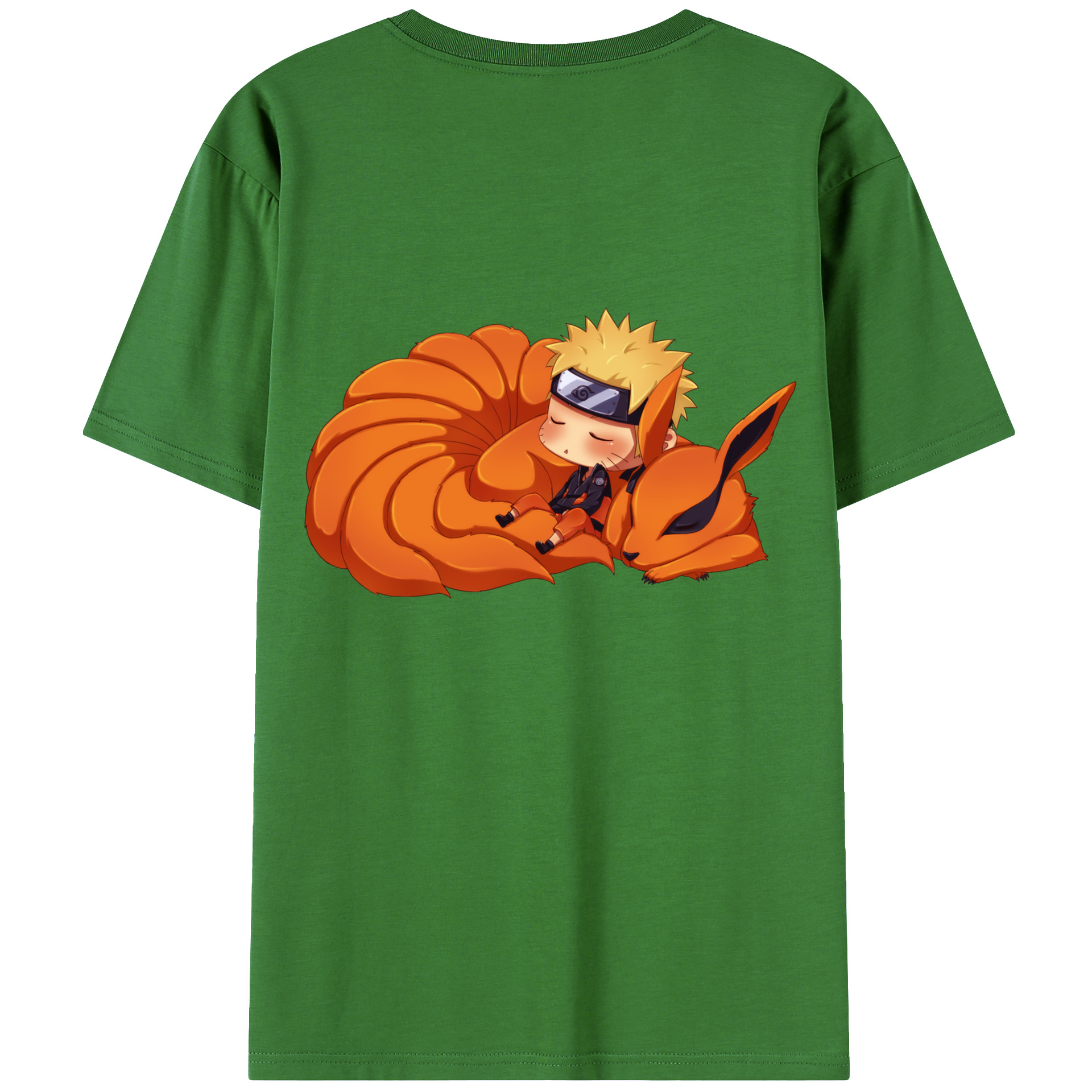 （画像用） NARUTO -ナルト- うずまき ナルト Uzumaki Naruto レディース半袖Tシャツ(バックプリント)